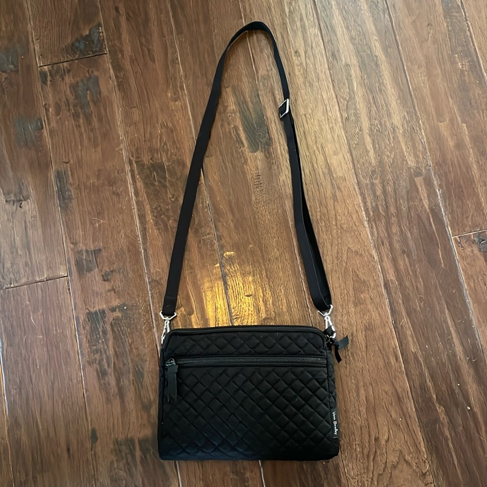 Vera Bradley Triple Compartment Crossbody Black